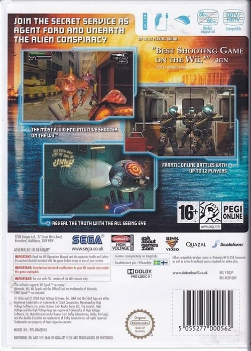 The Conduit Special Edition - Wii (A Grade) (Genbrug)